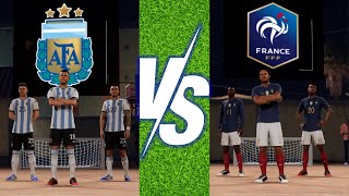 ARGENTINA V/S FRANCE International Friendly Match | Volta Gameplay | Fifa 23 #voltafootball