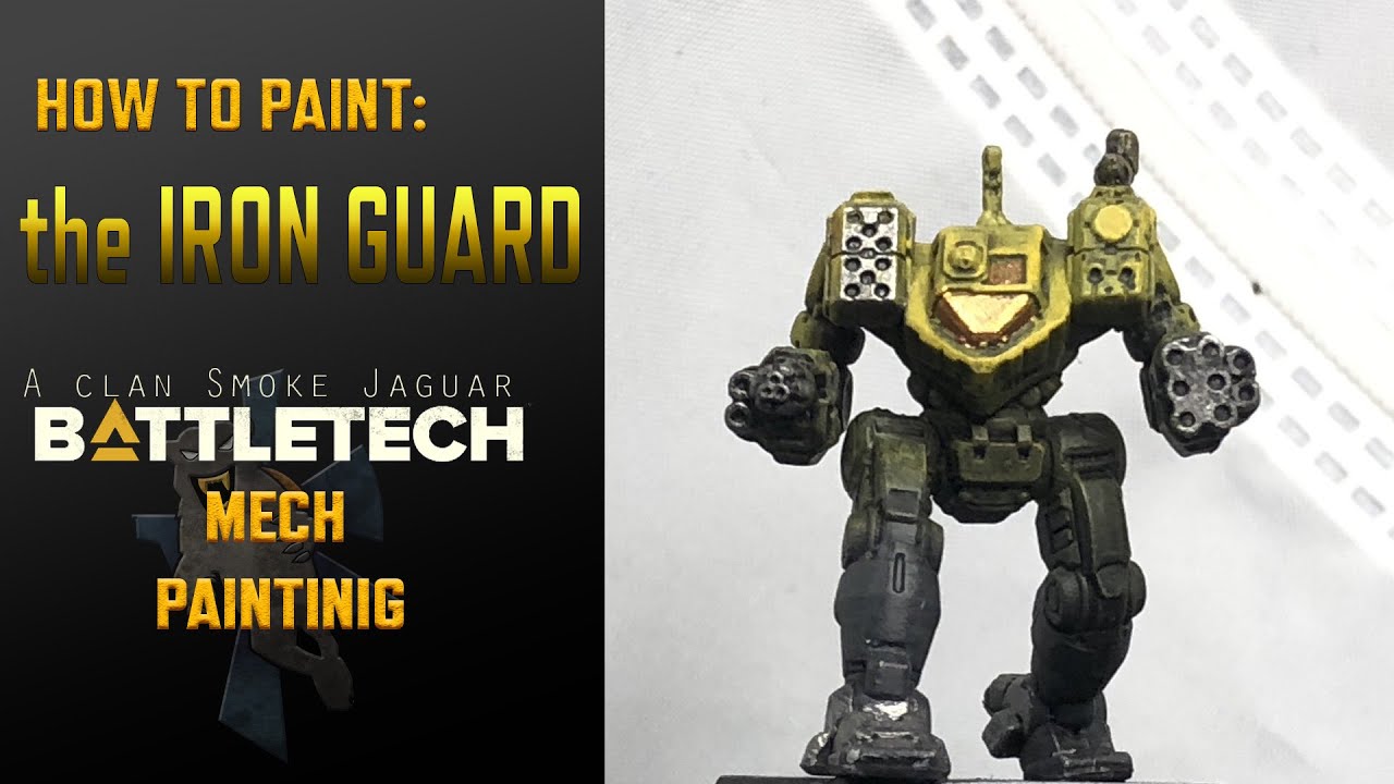 How to paint; Iron Guard Huntsman // Battletech miniature painting