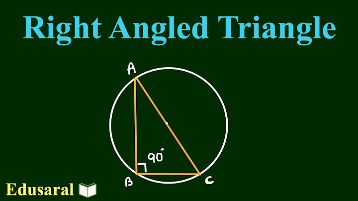 How to find a right angle triangle