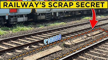 Why Indian Railways Keeps Its Scrap on Display ! | रेल किनारे ये पटरीयाँ क्यों पड़ी रहती हैं?