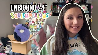 I unboxed a HUGE 24" Squishmallow Cow from Costco!