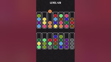 Ball Sort Puzzle Level 419
