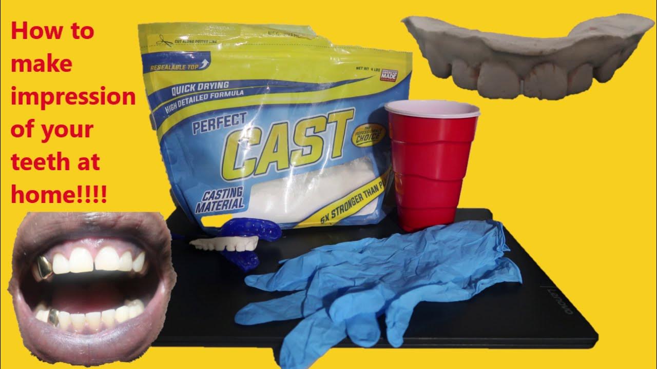 How to make a teeth impression at home yourself*2021* YouTube