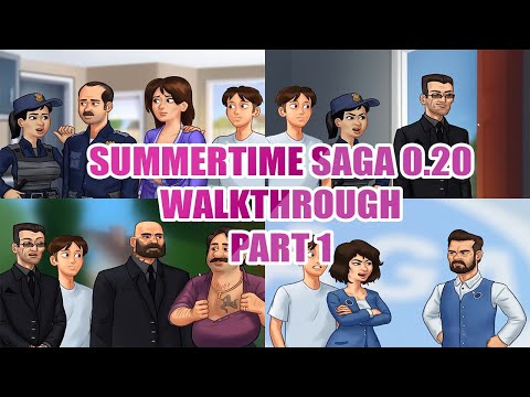 SUMMERTIME SAGA 0.20 MAIN STORY | WALKTHROUGH/GAMEPLAY (PART 1)