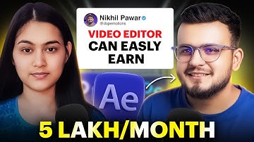 You Can Easily Make 5 LAKHS/MONTH as a Video Editor | Video Editing Roadmap | @dopemotions