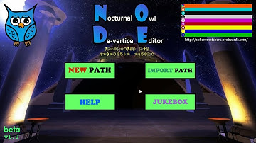 Luxor Path Creator | Nocturnal Owl Devertice Editor (N.O.D.E): Trailer + v1 Download