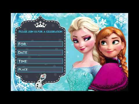 Imágenes de Invitaciones de Frozen @ArlecoProducciones