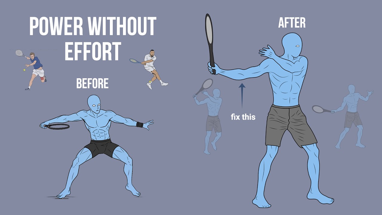 Ваши теннисные удары слабые (вот почему).