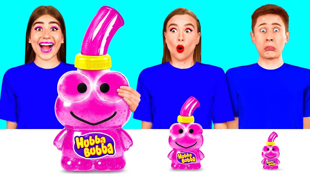 Большая, Средняя или Маленькая Тарелка Челлендж | Кухонные Лайфхаки и Хитрости от GoFun Challenge