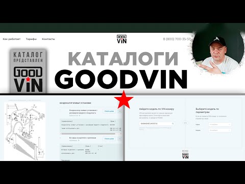 GOODVIN - КАТАЛОГИ ПОДБОРА АВТОЗАПЧАСТЕЙ ДЛЯ ВАШЕГО ИНТЕРНЕТ-МАГАЗИНА / ПОДБОР ПО VIN и TECDOC