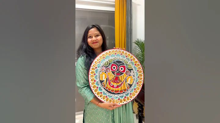 Lord Jagannath Lippan art | #lippanart