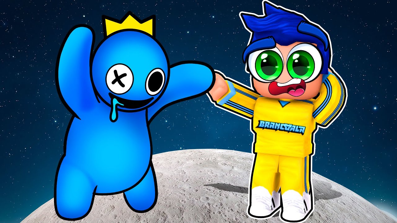 BRANCOALA VIROU O AZUL BABÃO NO ROBLOX RAINBOW FRIENDS 