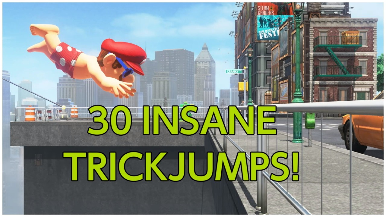 30 INSANE Trickjumps! | Super Mario Odyssey