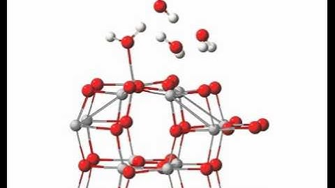 titania anatase (100) with water