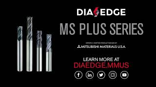 DIAEDGE MS Plus End Mill Series for Medical Manufacturing