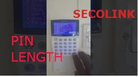 How to change pin length on @ secolink panels