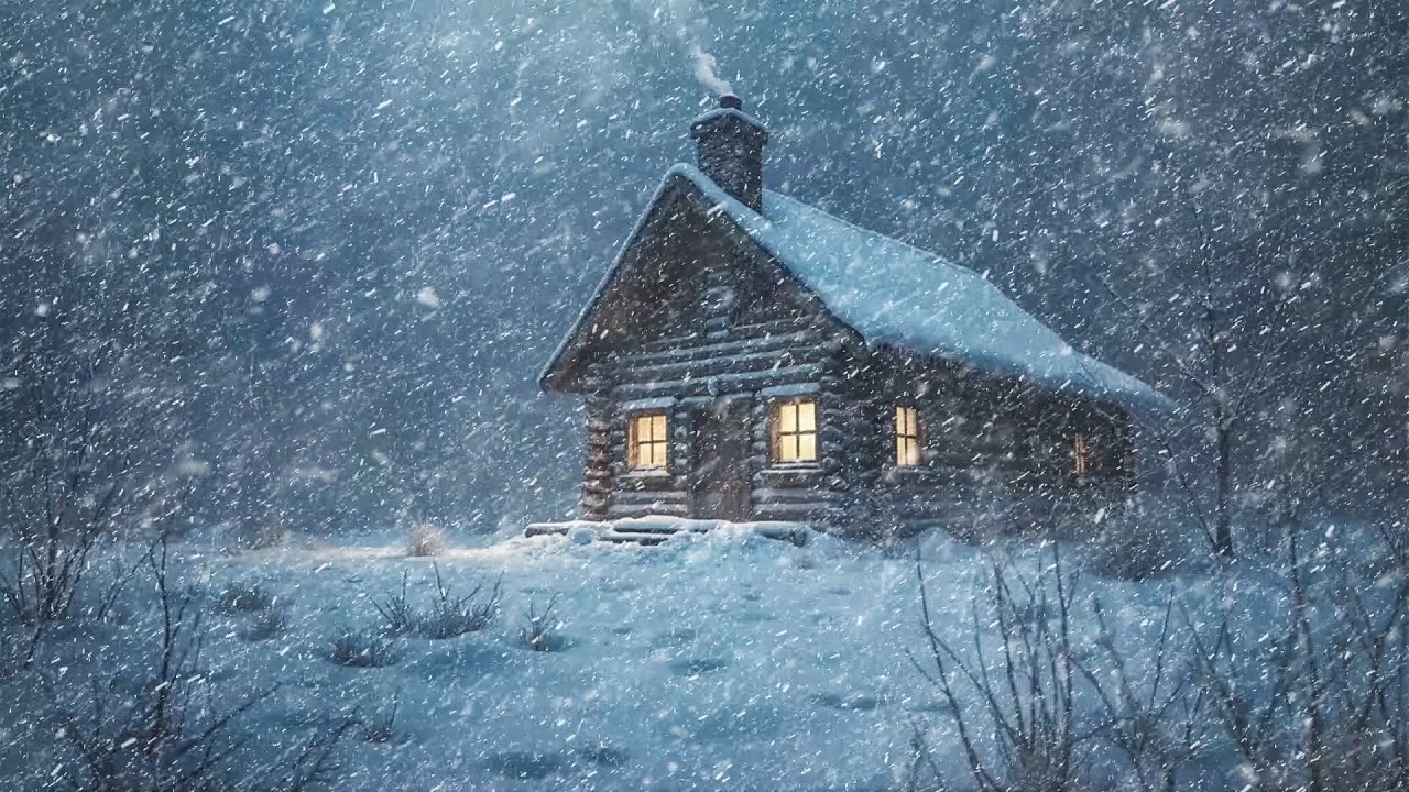 Blizzard Sounds for Deep Sleep | Heavy Snowstorm & Wind Ambience at ...