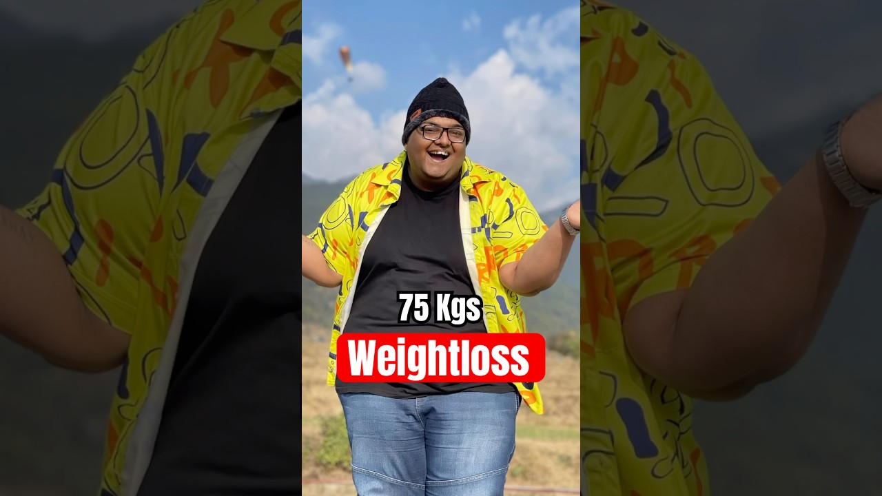 I Reduced 75Kgs Till Now! 😎💪🏻 Transformation Journey Fat To Fit | Weightloss #shorts #weightloss