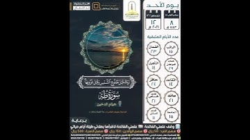 فاصبر على ما يقولون وسبح بحمد ربك قبل طلوع الشمس وقبل غروبها... سورة طه ١٣٠ القارئ هيثم الدخين