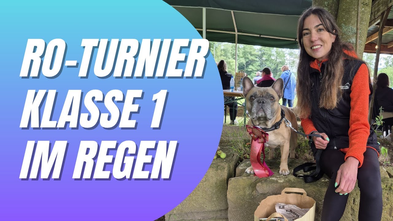Gute Punktzahl trotz Regen?! - Rally Obedience Turnier Klasse 1 Französische Bulldogge