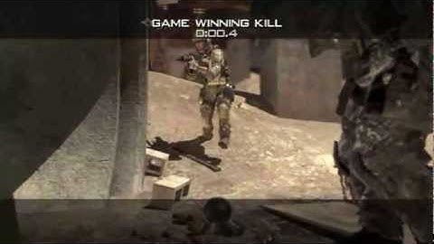 Best MW3 game winner triple kill
