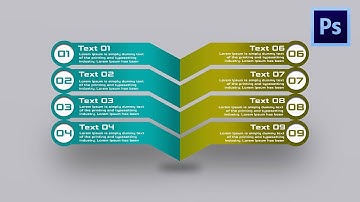 Photoshop Tutorial | Infographic Modern Arrow | Graphic Design