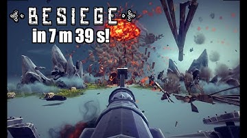 Besiege: All Levels, One Machine "Speedrun" in under 8 minutes! (Clipped Version)