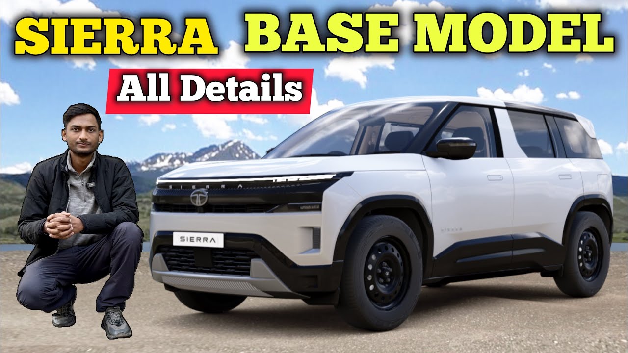 Tata Sierra Smart Plus Base Model All Details ✅ Tata Sierra Base Model All Details With Price ✅
