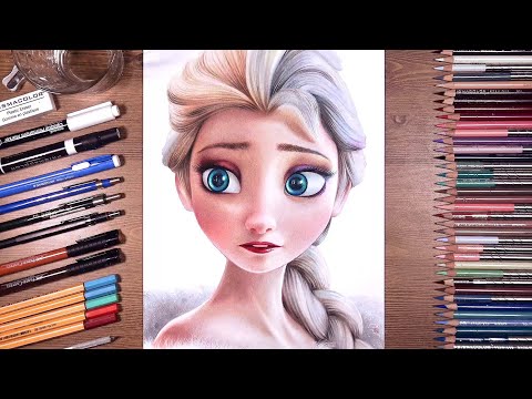Video: How To Draw The Snow Queen Elsa