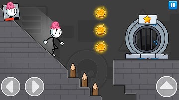 Stick Prison - Stickman Escape Journey 😱🔥 GAMEPLAY (Android)