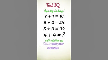 Toán (p1) IQ Math | Tìm Quy Luật Cho Bài Toán IQ #shortvideo #toanhoc #đại_số #maths