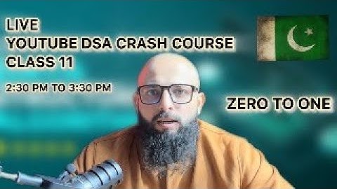 DSA Class 11 | Introduction to Data Structures & Algorithms for Beginners (Urdu/Hindi)