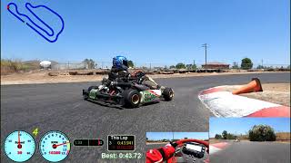 Adams Kart Track Practice, June 4, 2021 - 3 camera video