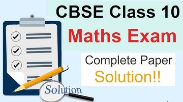 Solution of Maths Questions Paper Class 10th board 2018 #class10maths | Class 10 Maths Exam