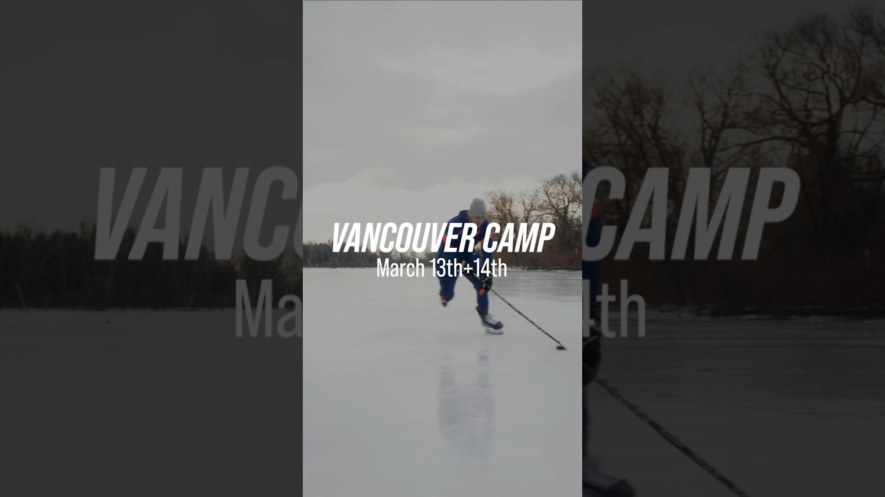 STEP ON THE ICE WITH ME AT THE VANCOUVER CAMP! LEARN MORE AND SIGN UP AT ITRAINHOCKEY.COM!