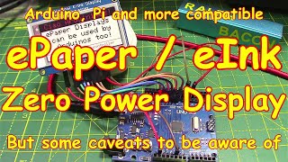 #201 ePaper & eInk Displays for Arduino (and Raspberry Pi)