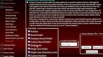 Race Coordinator Tutorial -- Race Properties (Part 2 of 9)