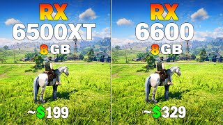 RX 6500 XT vs RX 6600 - Test in 8 Games