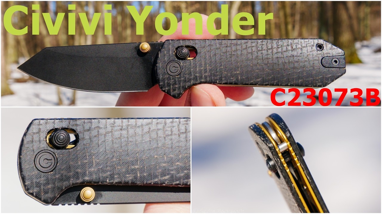 Civivi Yonder - стильний ніж з золотими акцентами  #edc #ідісі #українськийконтент #українською