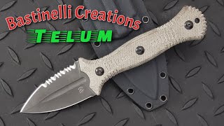 Bastinelli Telum: Discreet Dagger Fixed Blade Tactical