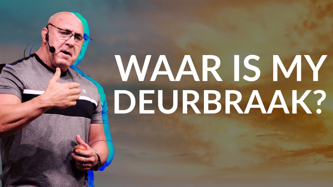 Pastoor Danie Venter; Waar is my deurbraak?