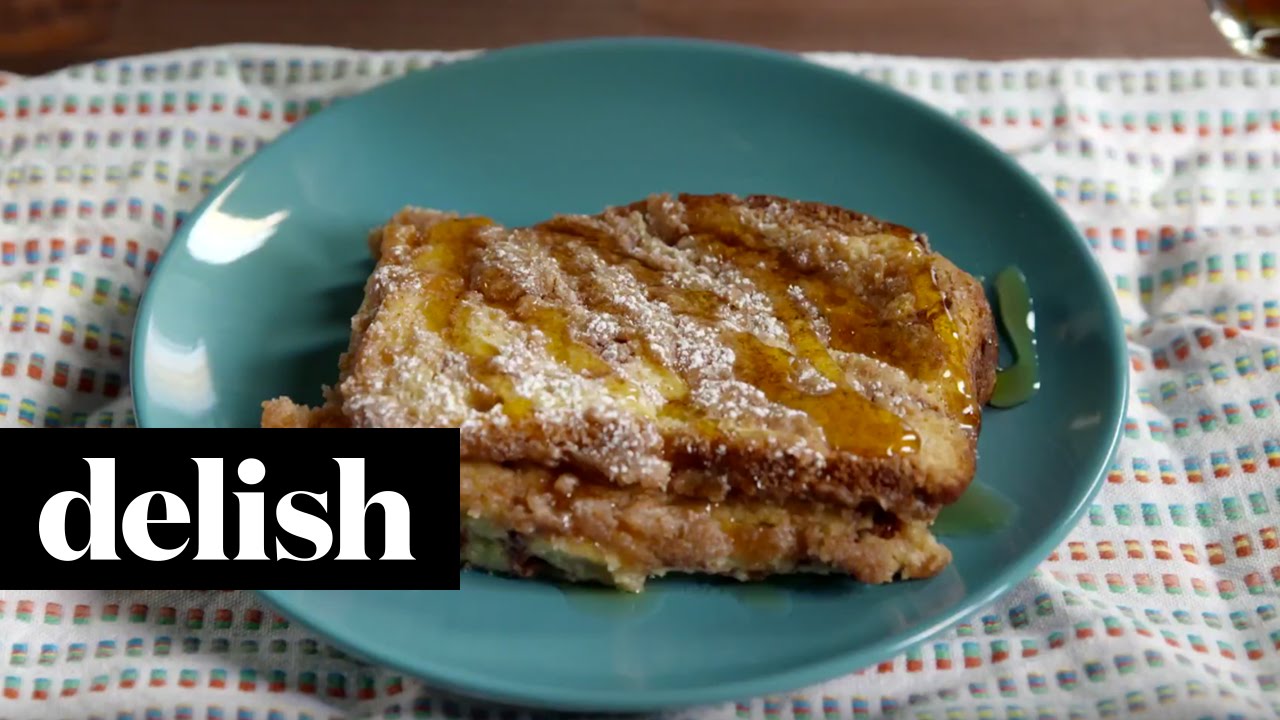 How To Make Cinnamon Swirl French Toast Delish YouTube