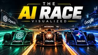 ChatGPT vs Claude vs Gemini: The AI Race Visualized.