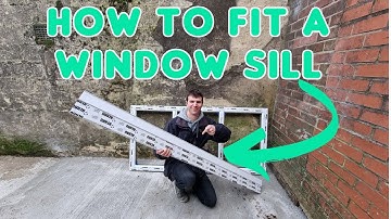 How to fit a Upvc Window Sill