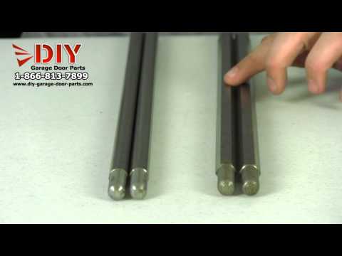 Hex & Round Winding Bars Explained -Torsion Spring Winding Bars for Garage Doors