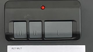 How to program your R27 MLT Garage Door Transmitter