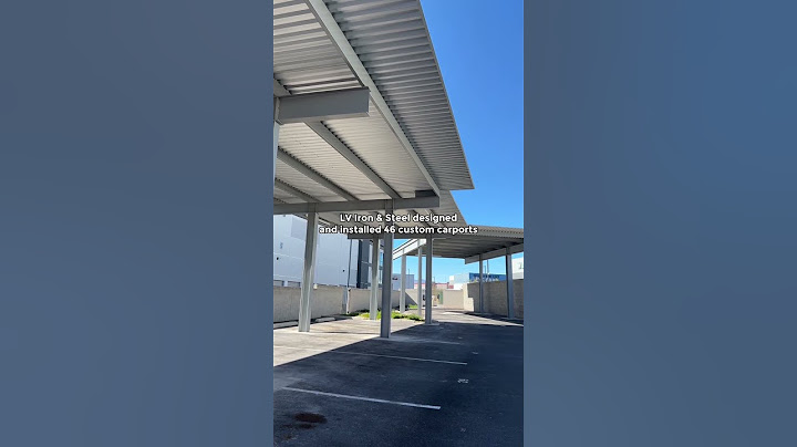 Very TALL RV Carports next to EOS