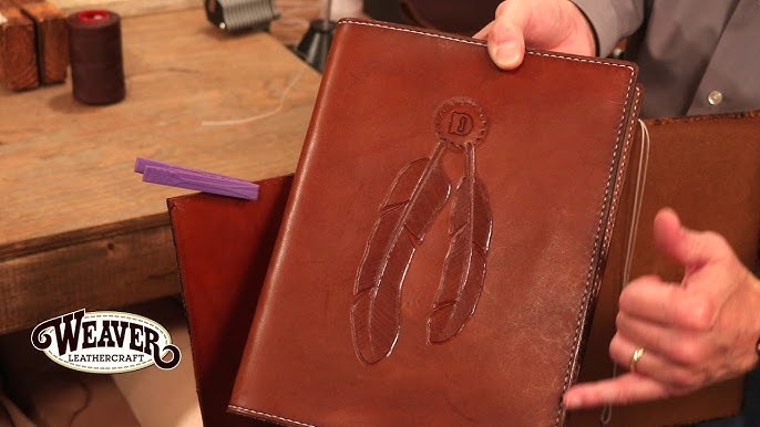 DIY Slip-On Leather Book Cover