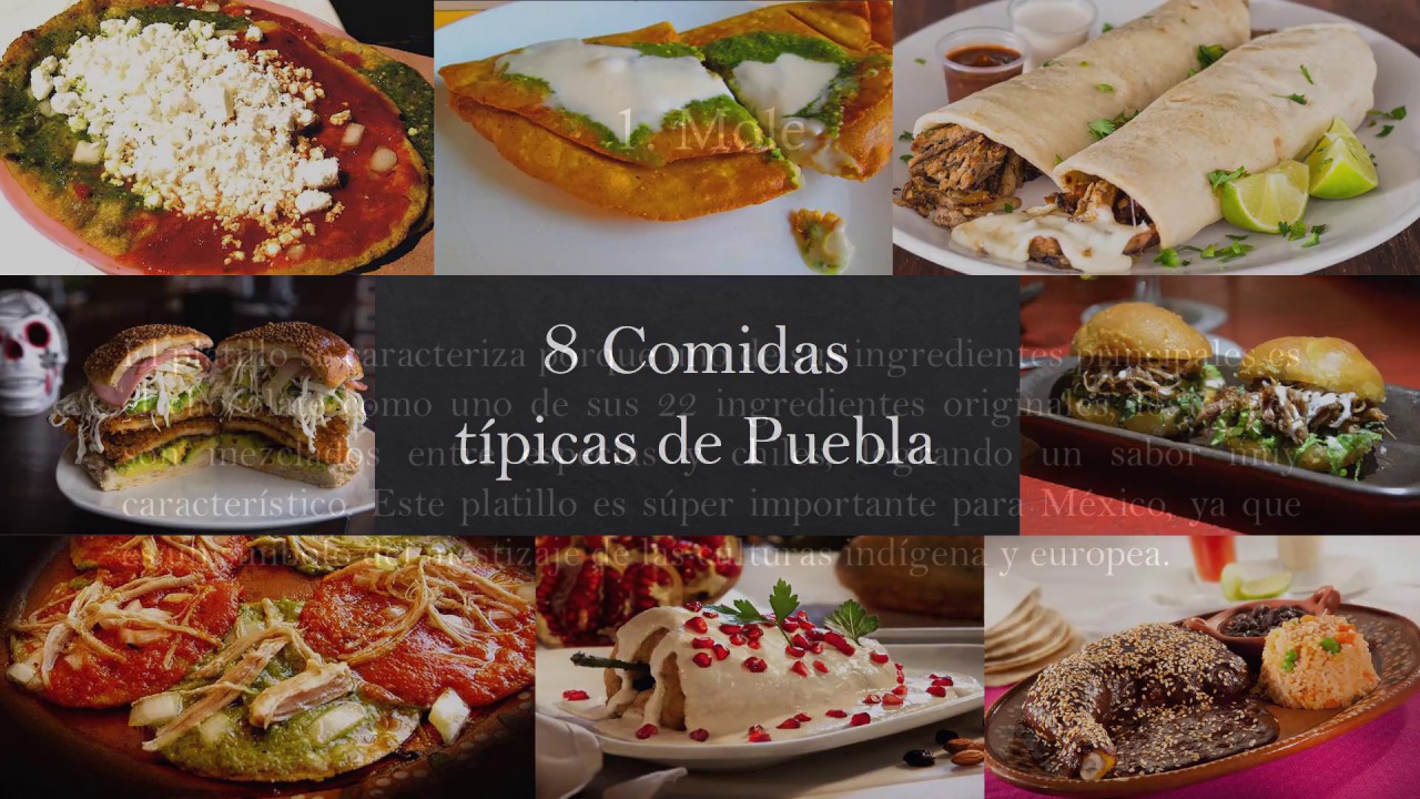 8 comidas típicas de Puebla - YouTube