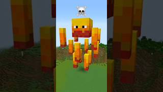 Minecraft Mob Statue House Build Battle - Noob vs Pro vs Hacker vs God #shorts #minecraft